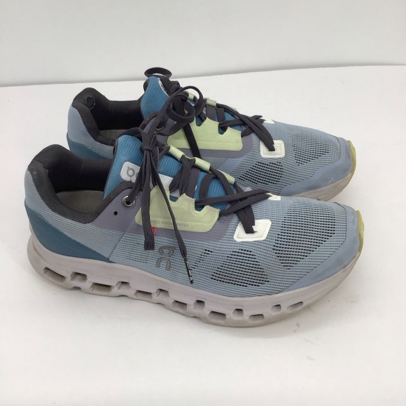 On Running Shoes - On Cloudstratus Women’s Running Athletic Sneakers Chambray Lavender Size 8